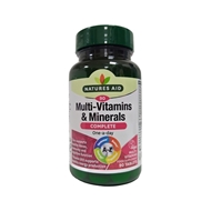قرص مولتی ویتامین مینرال NATURES AID بسته 90 عددی