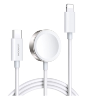 شارژر مغناطیسی اپل واچ دوکاره جویروم JOYROOM S-IW005 Iwatch Magnetic wireless charger/lightning cable