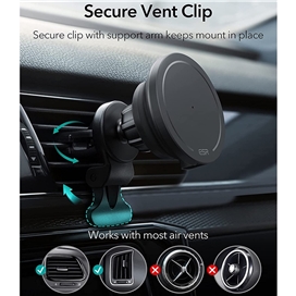 هولدر و شارژر وایرلس خودرو | ESR Halolock Shift Wireless Car Charger