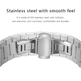 بند اپل واچ استیل جیتک مدل G-Tech Bracelet Strap For apple watch band 44/45/49mm