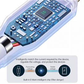 کابل شارژ سریع تایپ‌سی به تایپ‌سی 1.2 متری مک‌دودو MCDODO Series 100W Type-C TO Type-C Cable CA-8350