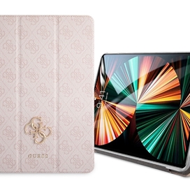 کیف چرمی طرح برند آیپد پرو 12.9 اینچ CG Mobile iPad Pro 12.9 2020/2021 Guess Leather Case